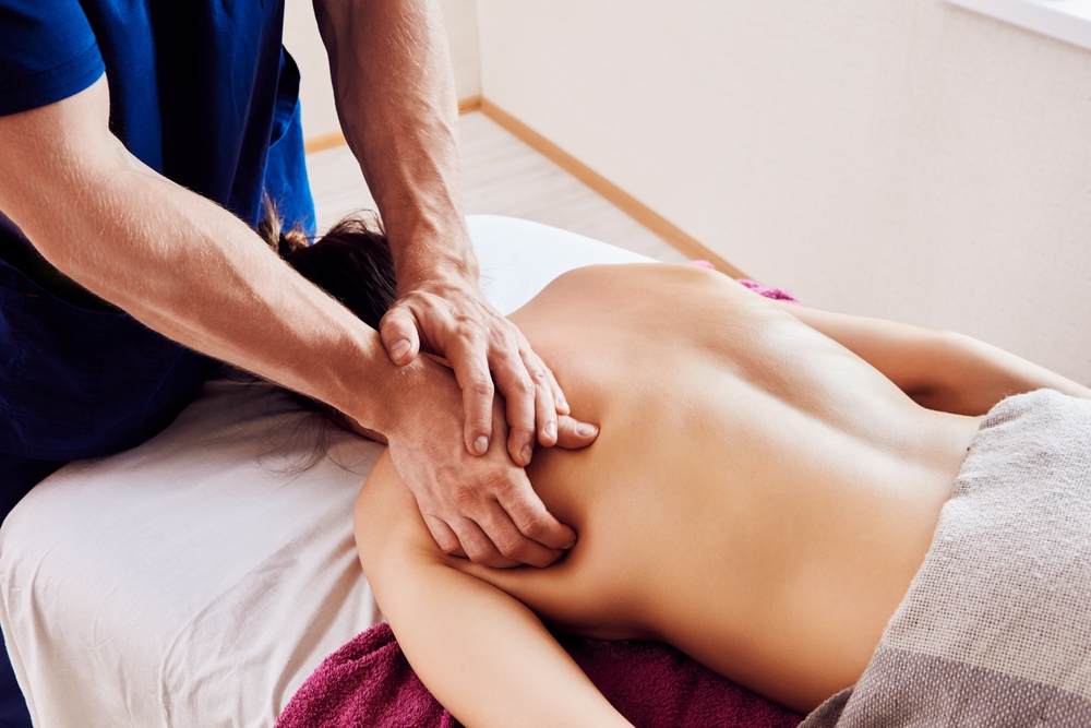 Een stevige maar doeltreffende massage